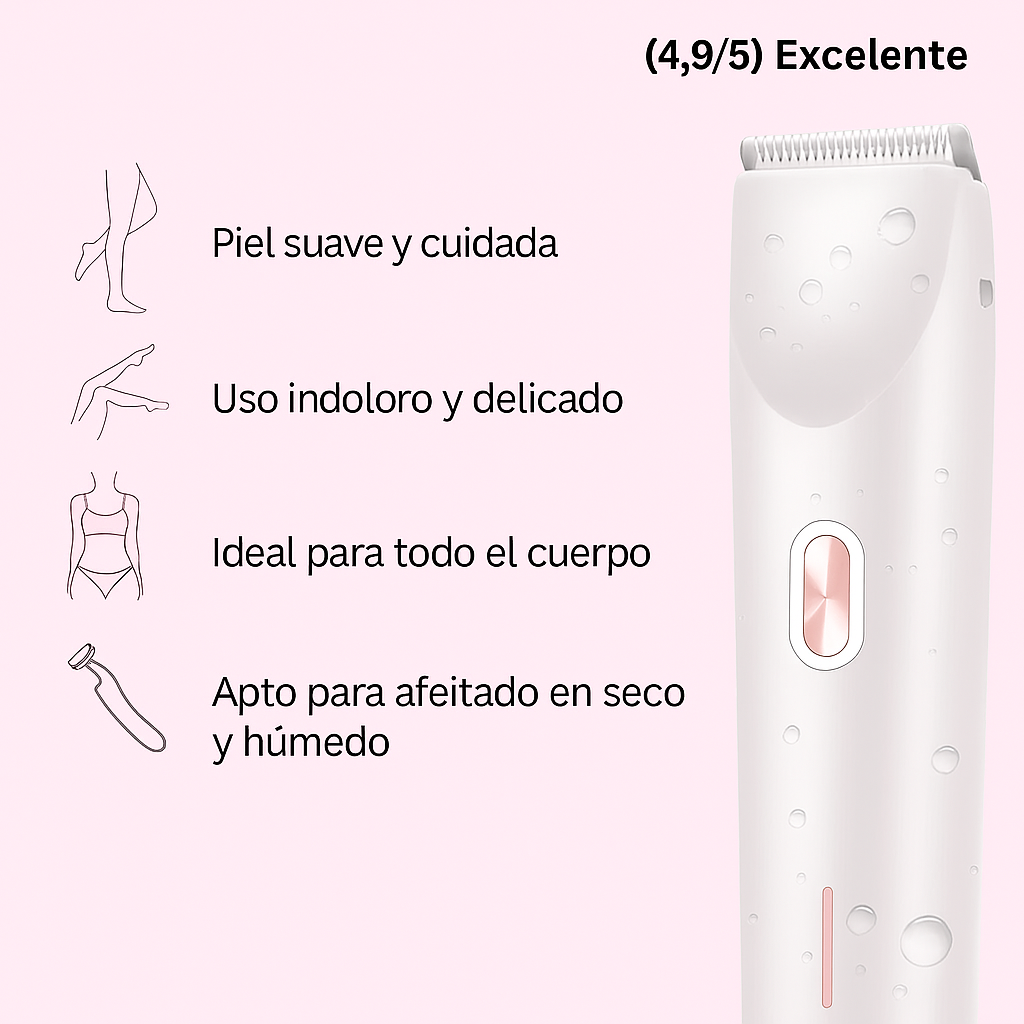 LYORA® - Depiladora Portátil Con Dos Cabezales