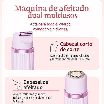 LYORA® - Depiladora Portátil Con Dos Cabezales
