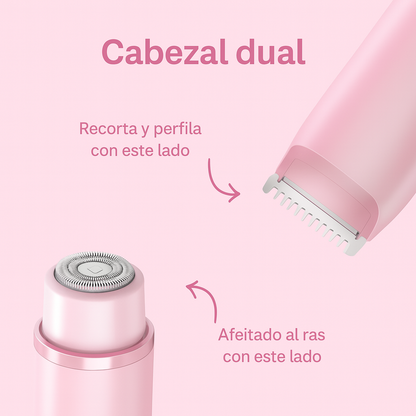 LYORA® - Depiladora Portátil Con Dos Cabezales