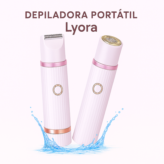 LYORA® - Depiladora Portátil Con Dos Cabezales